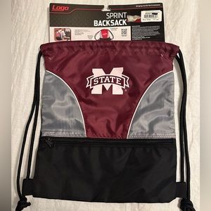 NWT Logo Mississippi State sprint backsack